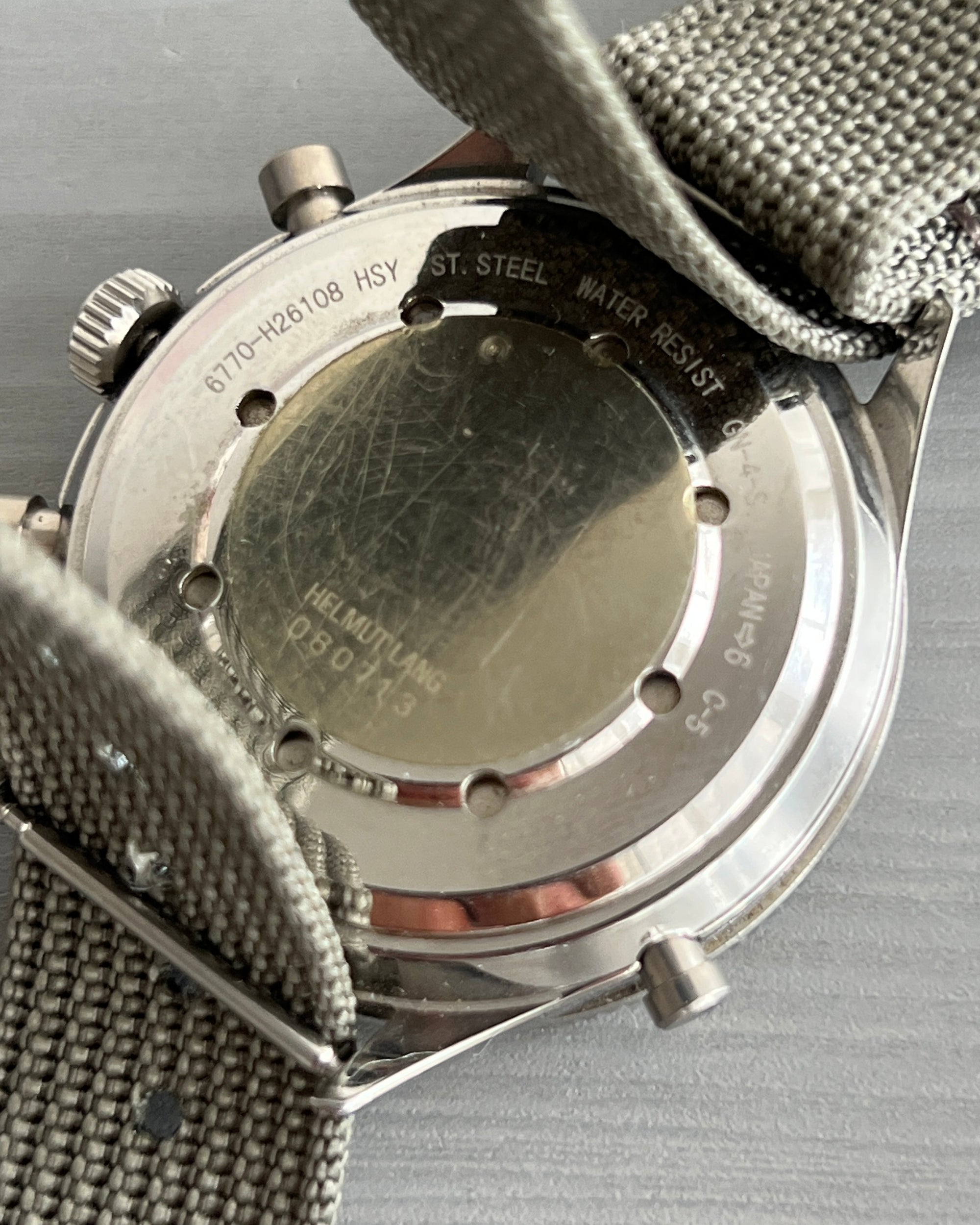 Helmut Lang 2004 Chronograph Watch Vintage