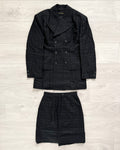 Comme Des Garcons 1990s Womens Jacket & Skirt Suit Set - Size M Womens