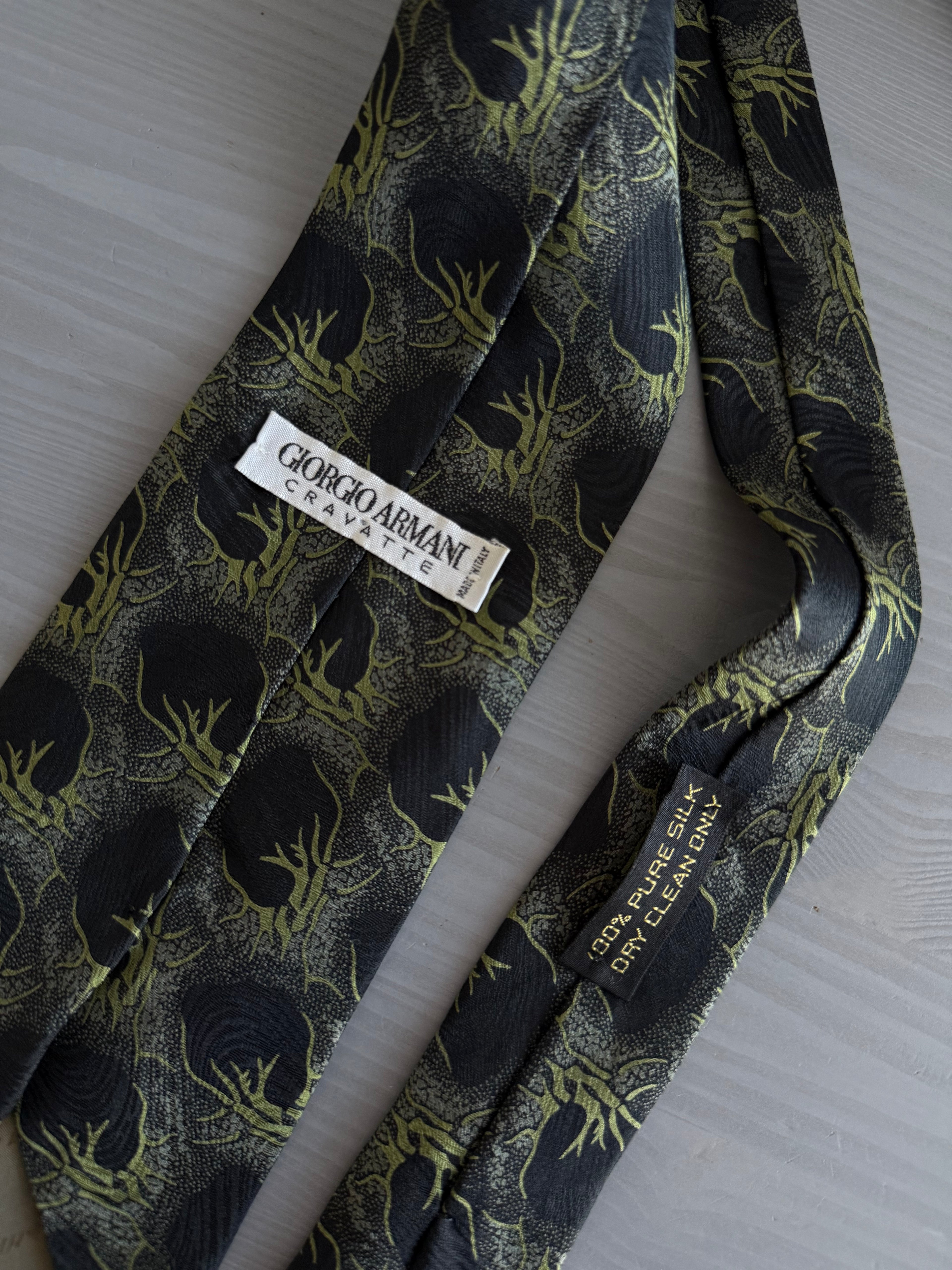Giorgio Armani 1990s Silk Tie