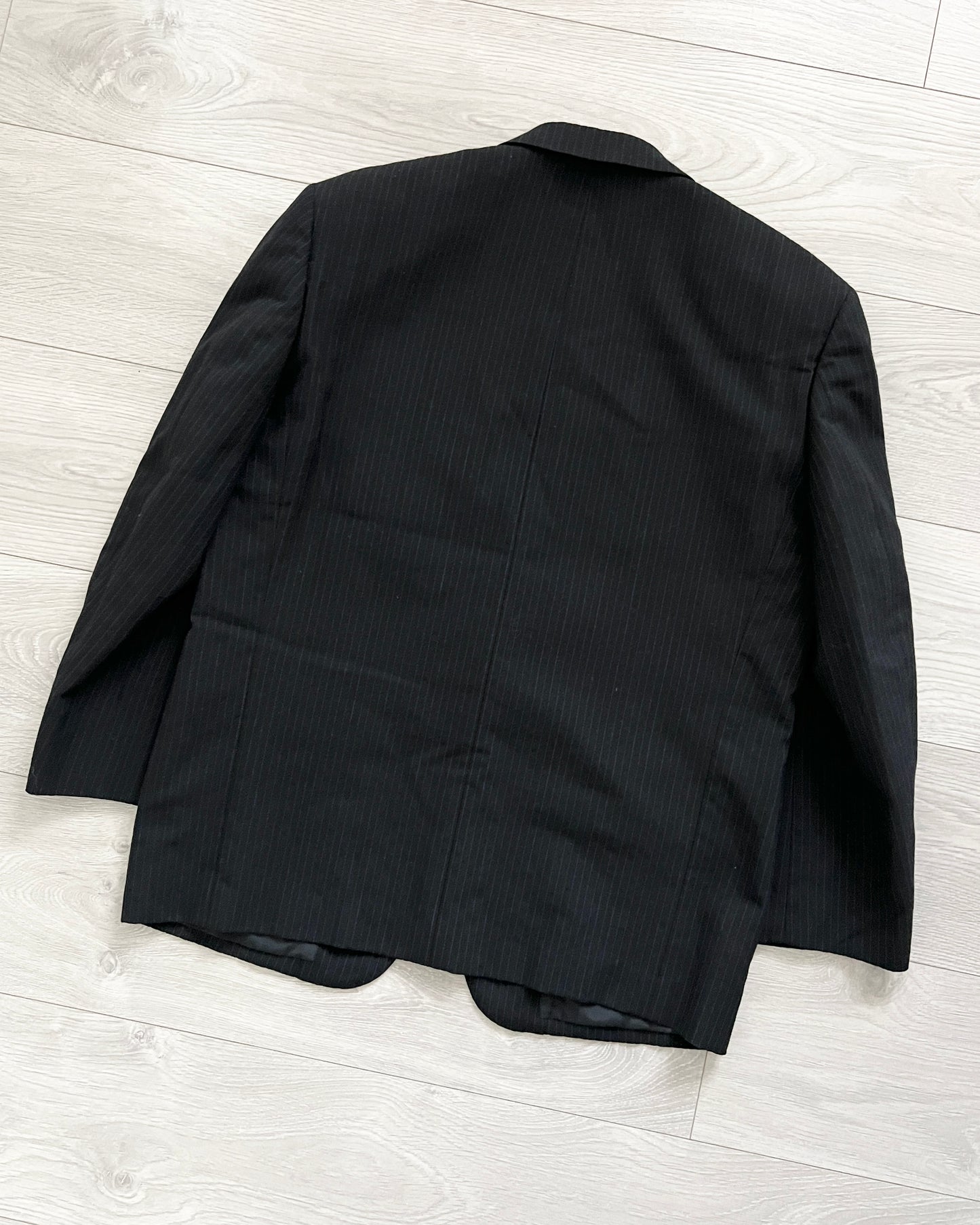 Comme Des Garcons Homme 1997 Double-Pleat Striped Wool Suit - Size S Jacket / 30" Waist