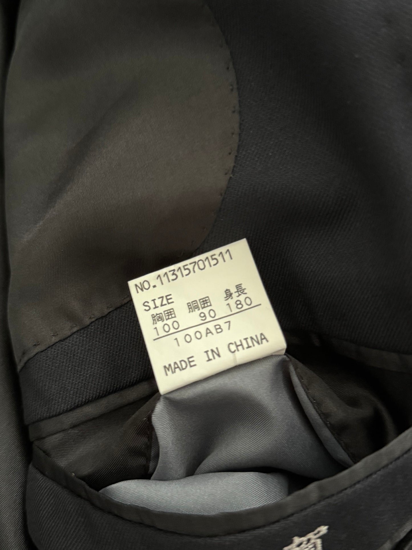 Le Chic Doremuil Fabric Pleated Wool Suit - Size L Jacket / 34" Waist