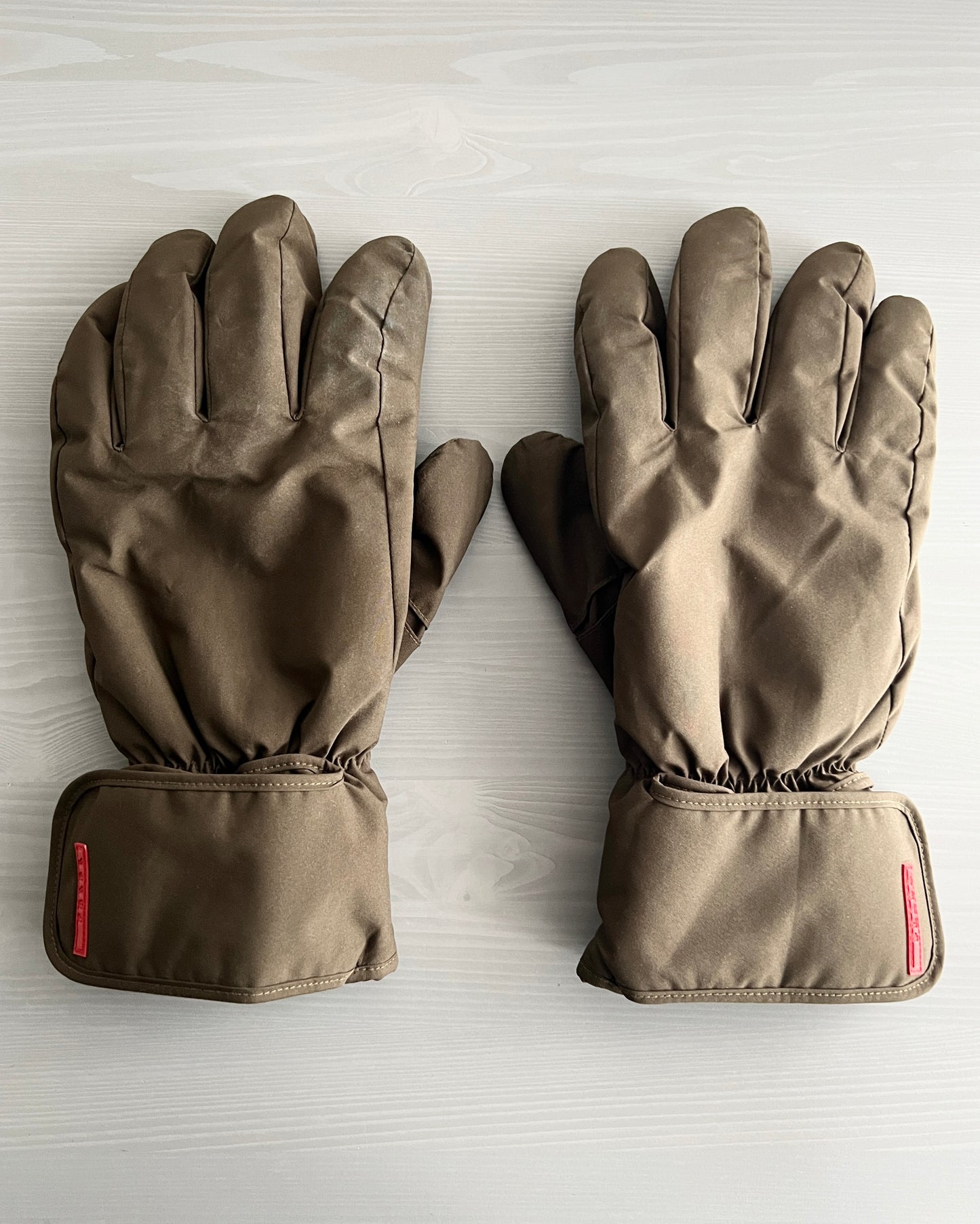 Prada Sport FW1999 Padded Fleece Lined Gloves