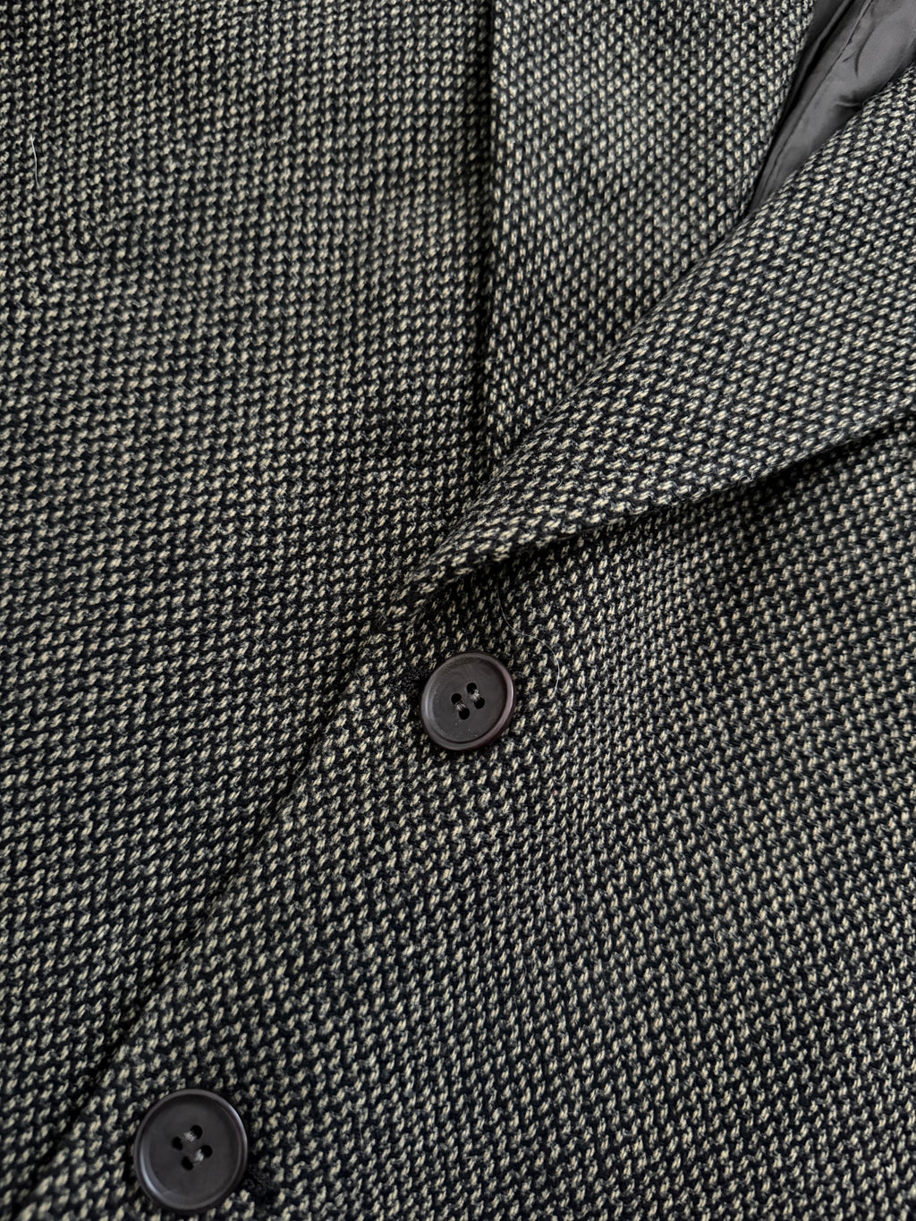 Giorgio Armani 1980s 3B Textured Wool Sport Jacket Blazer  - Size XL