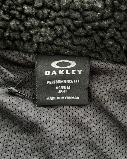 Oakley Nylon Trim Panelled Boa Fleece Jacket - Size M