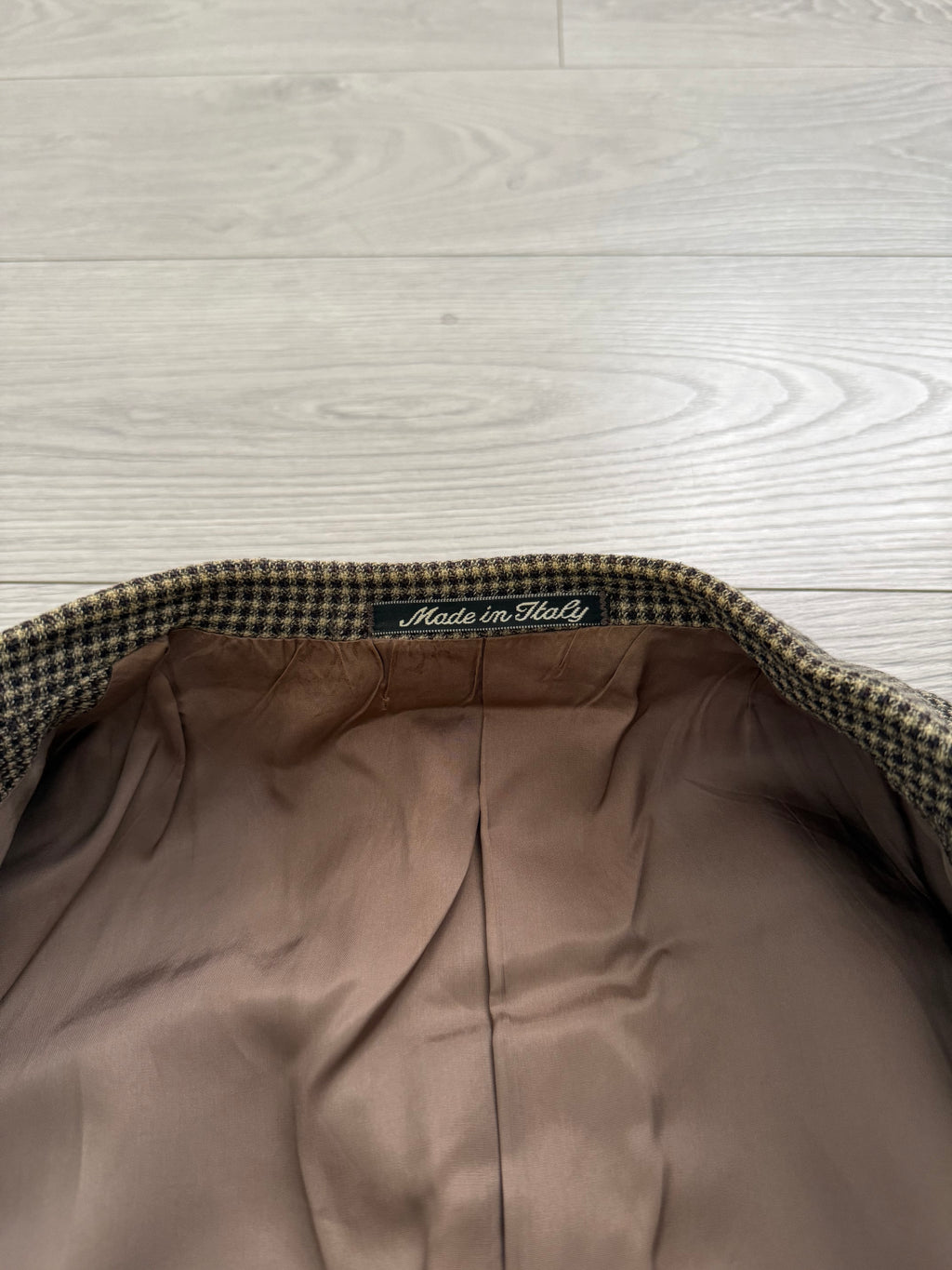 Giorgio Armani 1980s 2B Textured Wool Check Sports Jacket Blazer - Size M