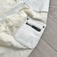 Emporio Armani 2001 Leather Panelled Cafe Racer Moto Jacket - Size M