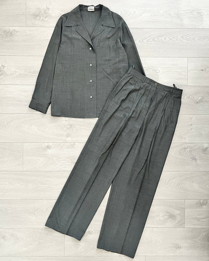 Hermes by Martin Margiela SS2001 Wool/Silk Shirt & Trousers Set