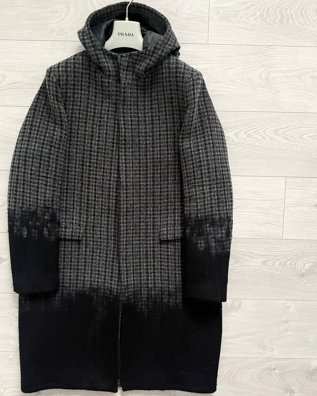 Prada FW2007 Runway Gradient Wool Coat - Size M