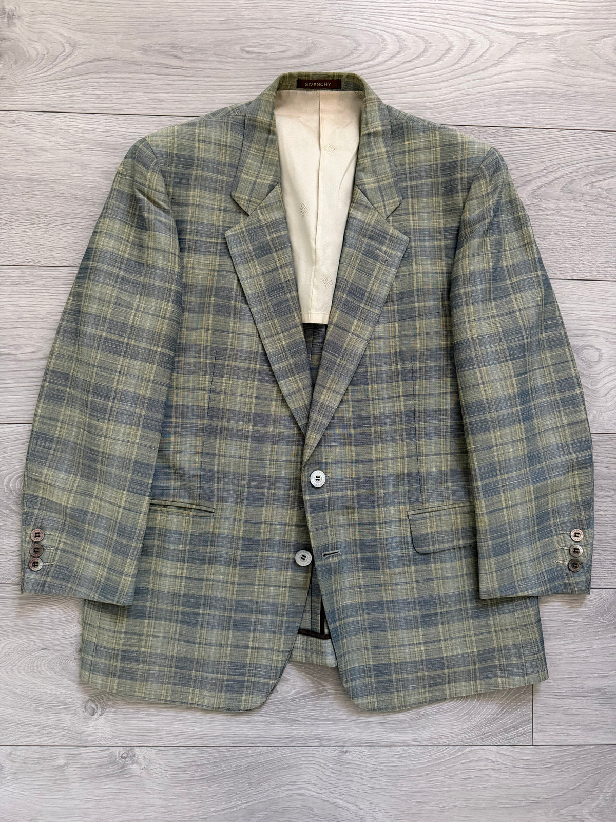 Givenchy 1990s 2B Linen Cotton Sport Jacket Blazer - Size XS