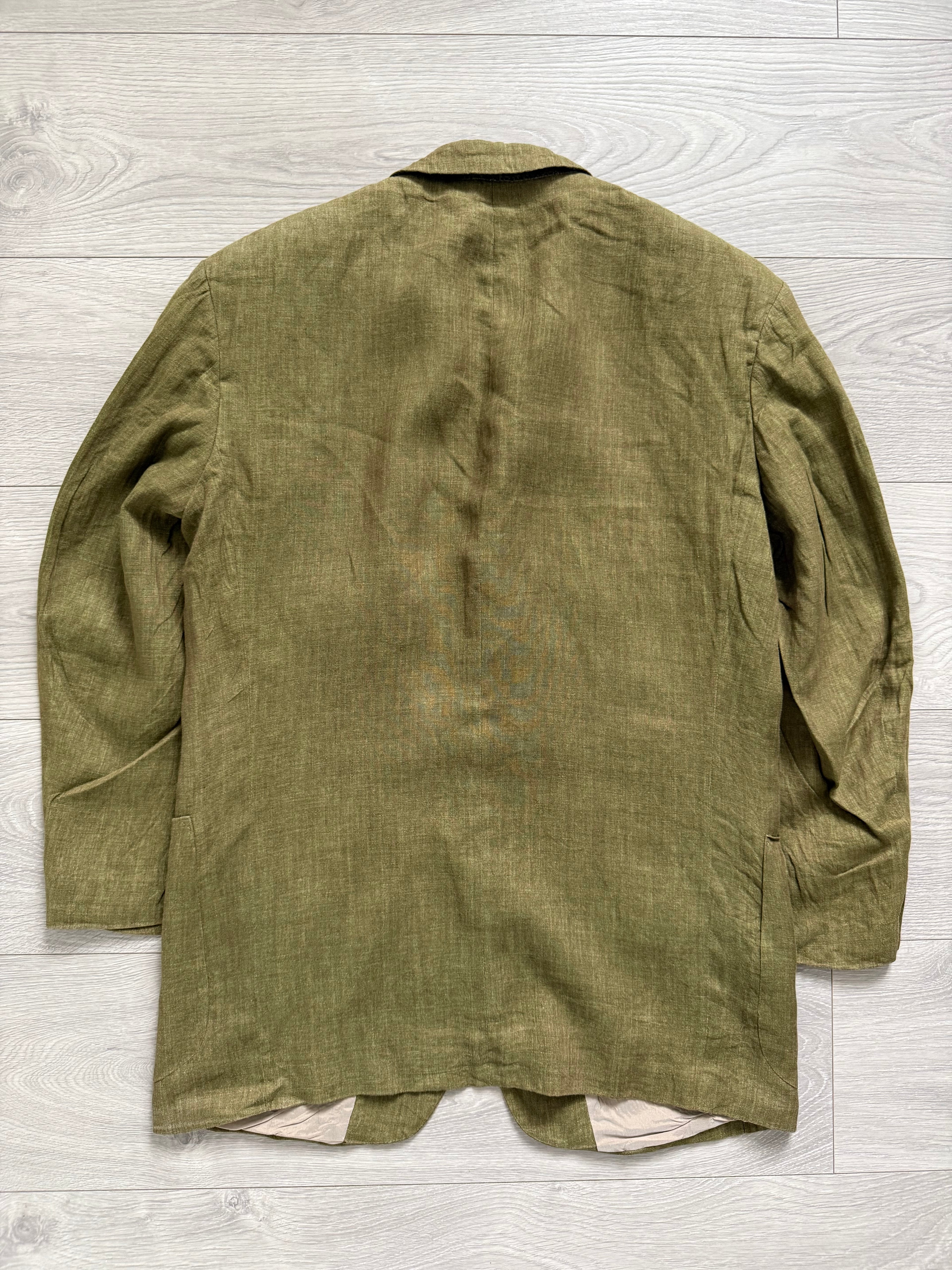 Hugo Boss 1990s 'Maputo' 3B Linen Sports Jacket - Size M