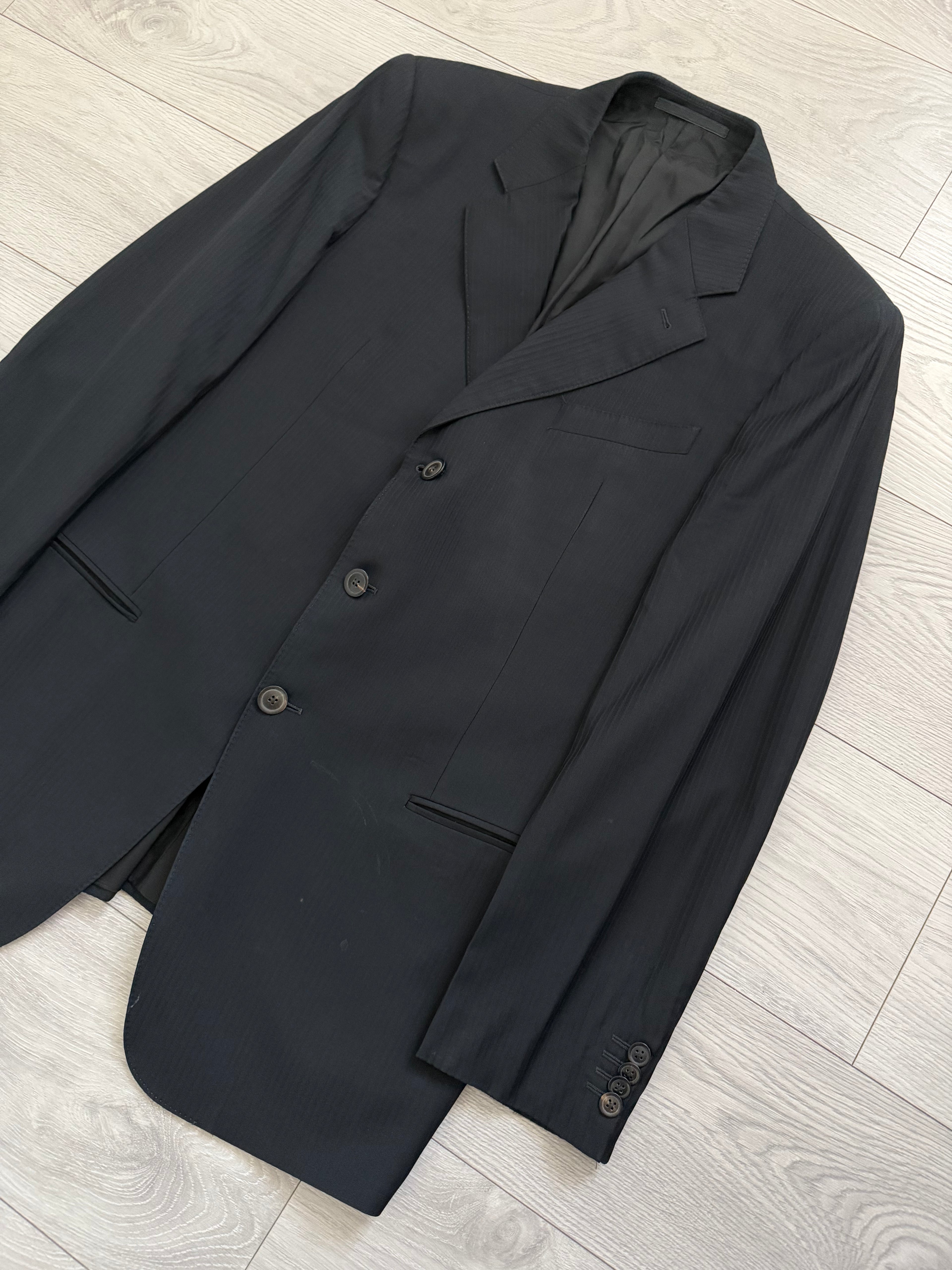 Armani 1990s Pleated Wool Suit  - Size L Jacket / 34" Waist