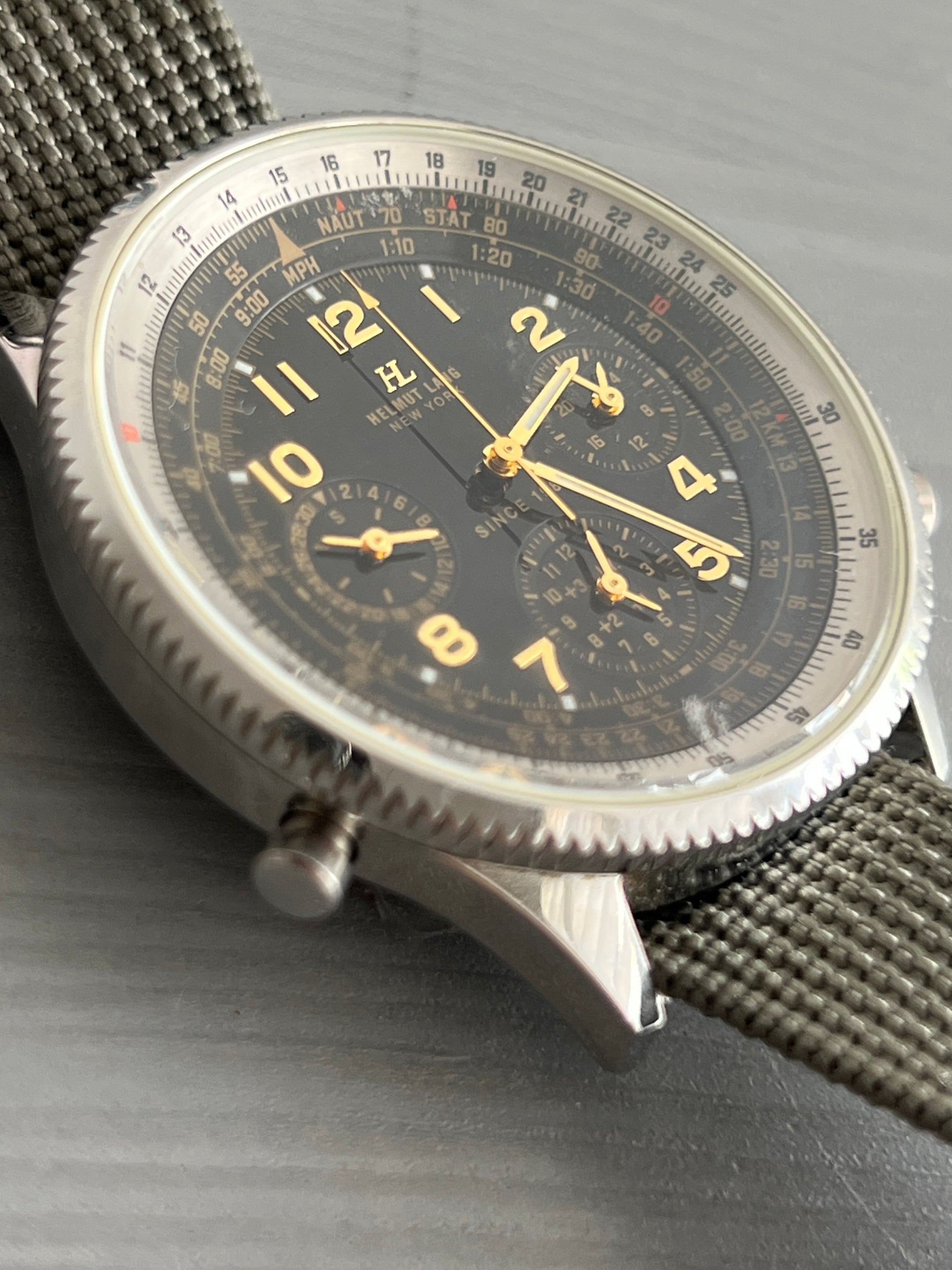 Helmut Lang 2004 Chronograph Watch Vintage