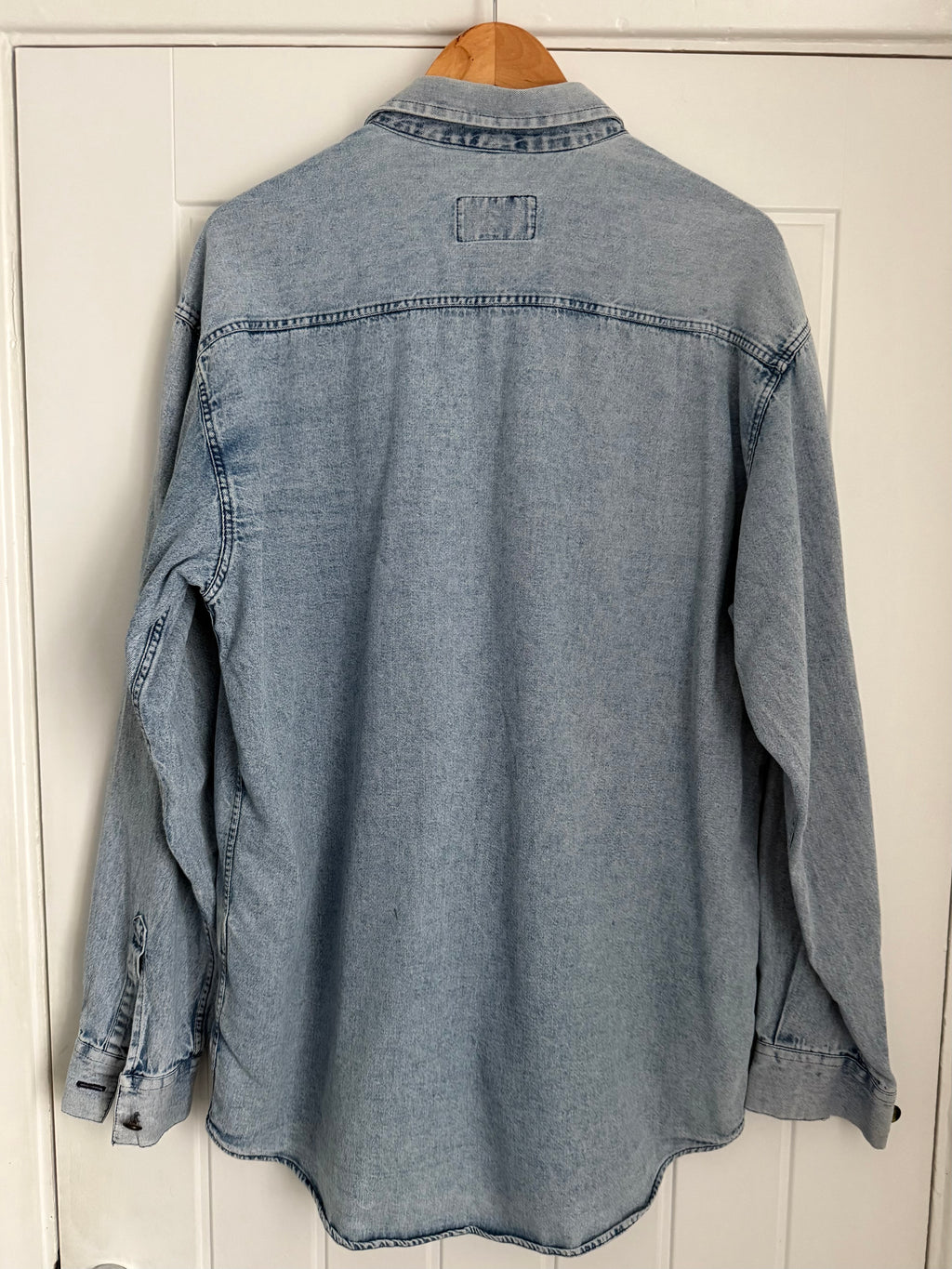 Armani 1990s Relaxed Denim Shirt - Size L