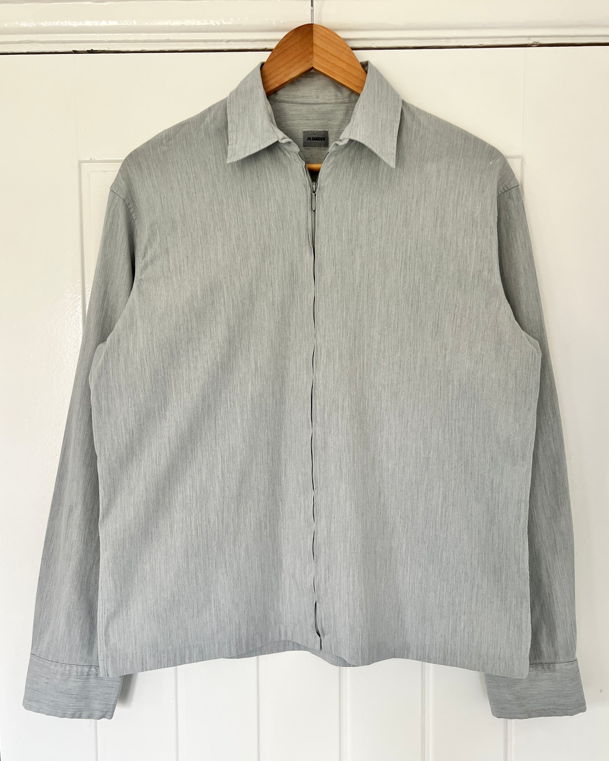 Jil Sander by Raf Simons 00s Zip-Front Shirt Jacket - Size S