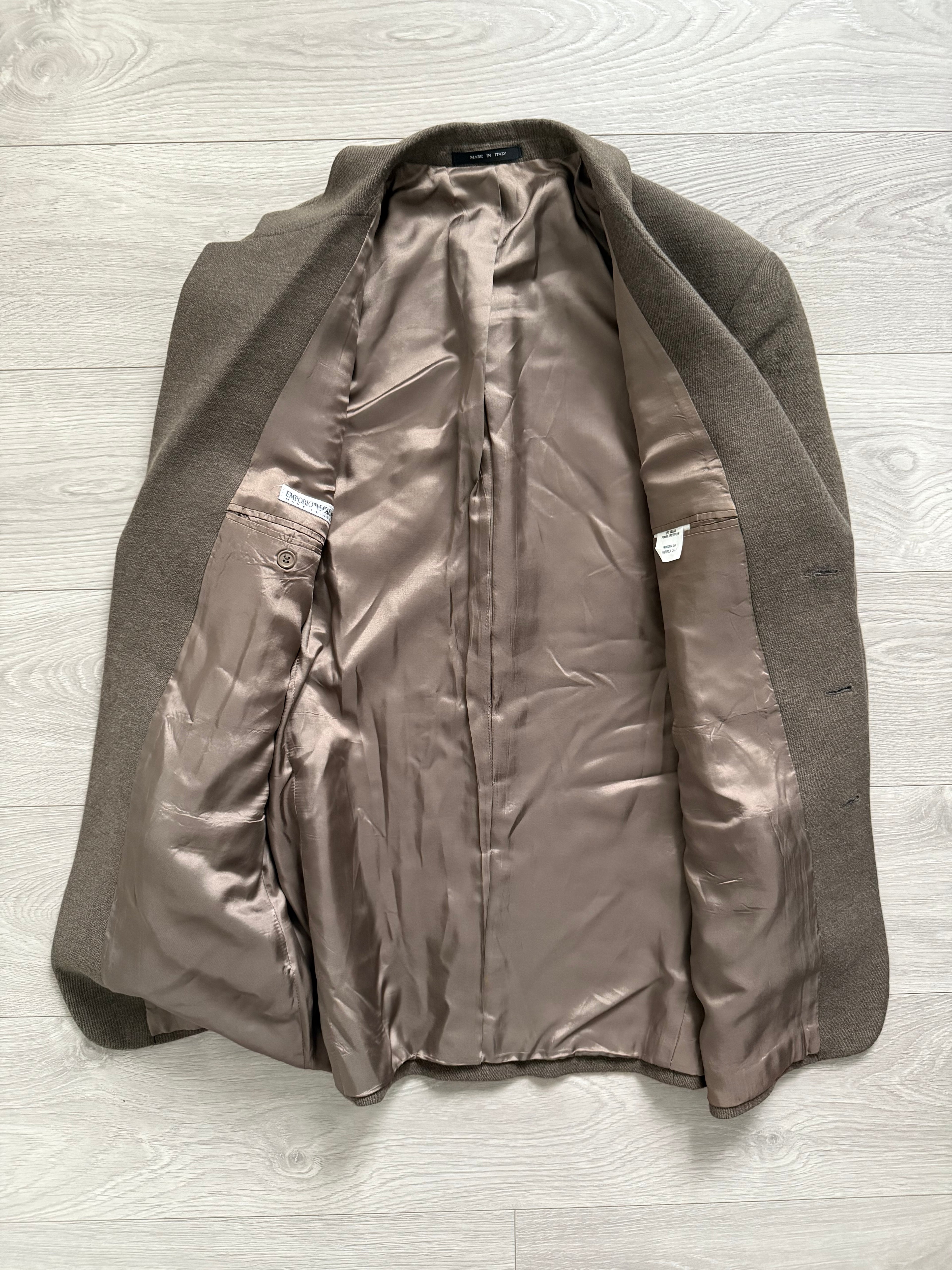 Emporio Armani 1990s Wool 3B Jacket - Size XL