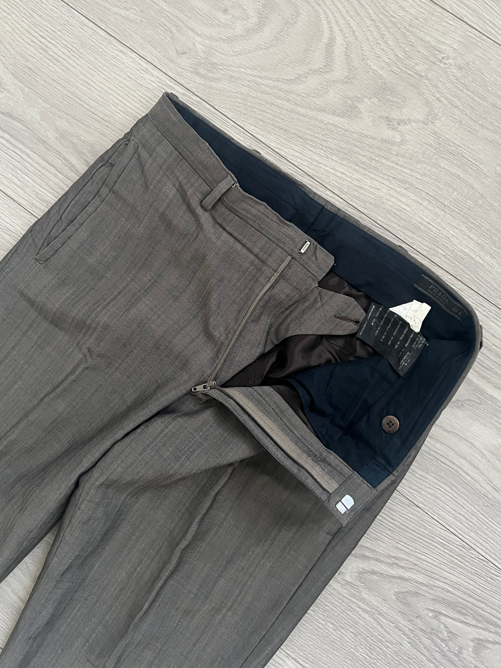 Prada Mainline SS2001 Runway Unlined Suit - Size S Jacket / 30" Waist