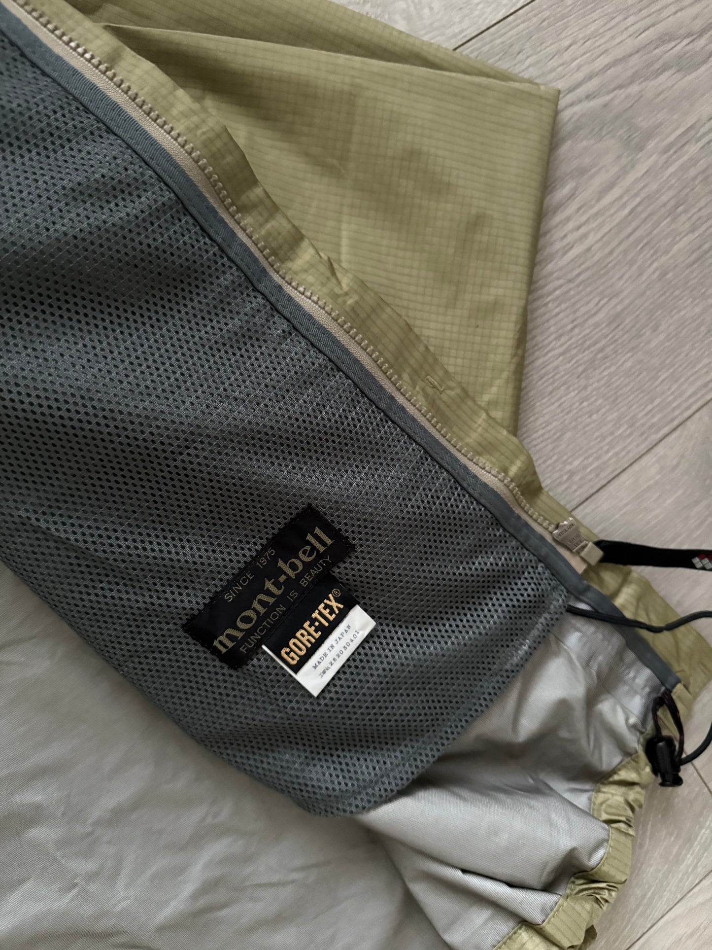 Montbell 00s Waterproof Rain Jacket & Trouser Set - Size M