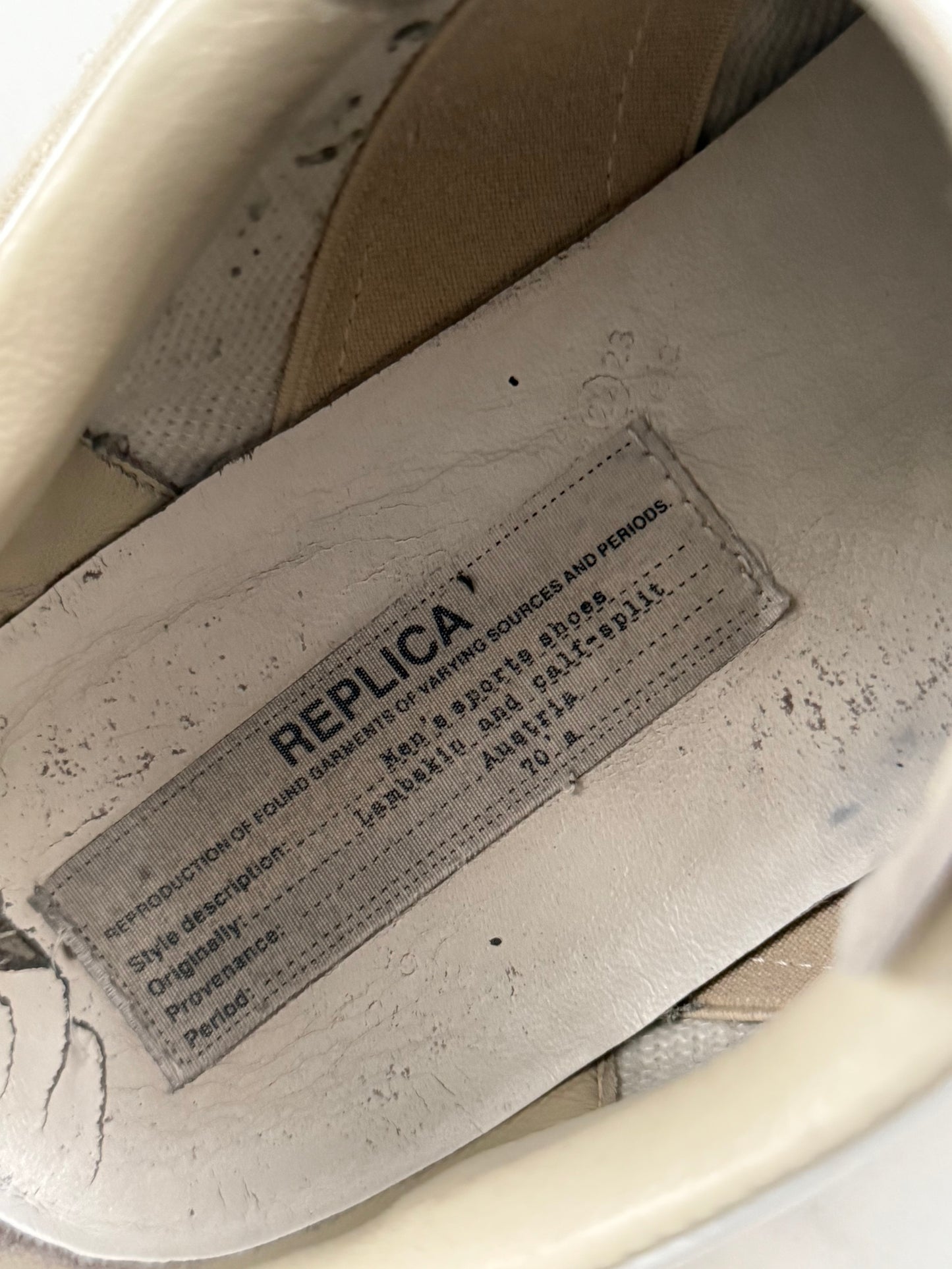 Maison Martin Margiela Authentic 'Replica' Germany Army Trainer GATs - Size UK9/US10/EU43