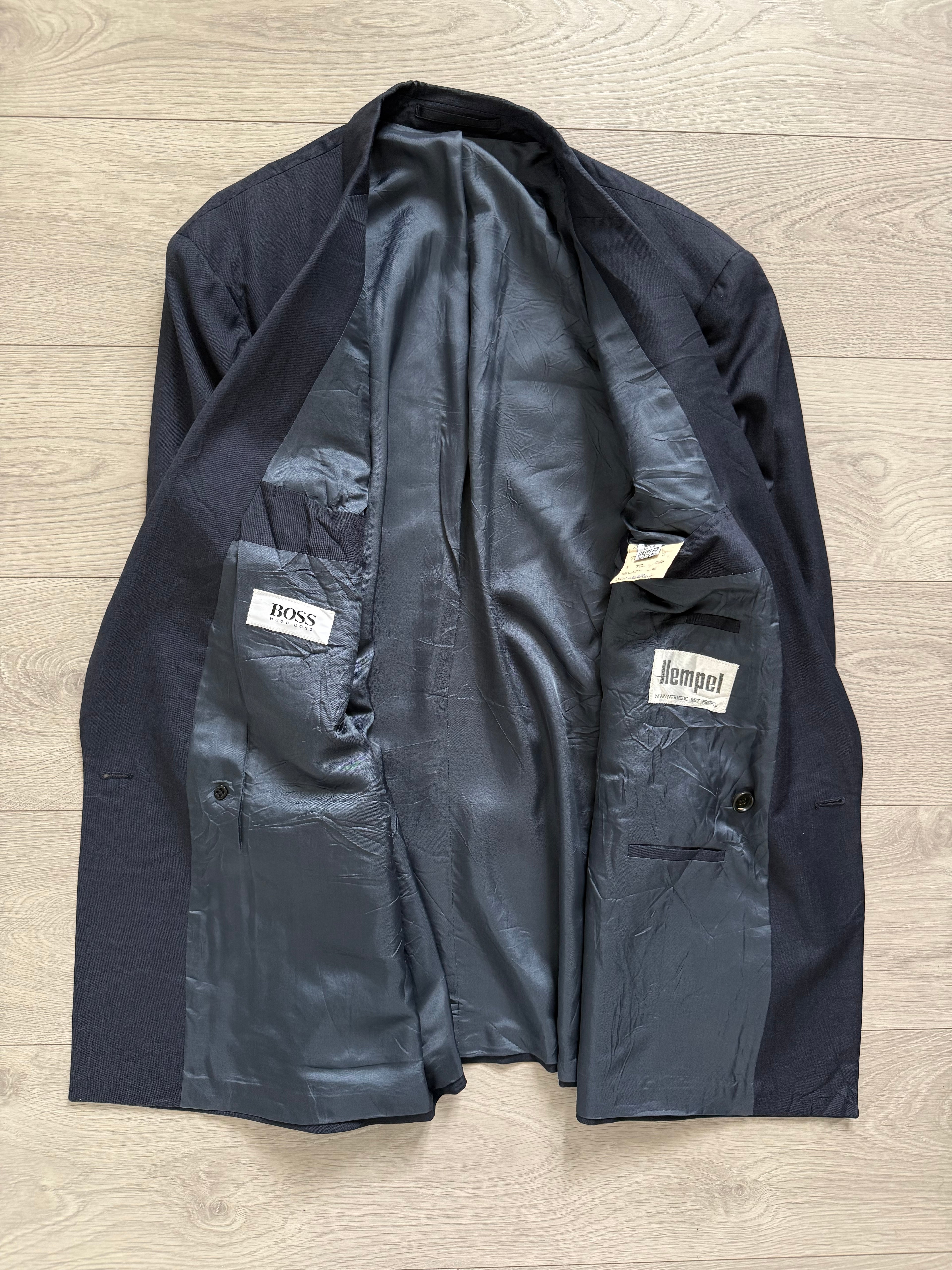 Hugo Boss 1980s 'Al Capone' Double Breasted Peaked Lapel Sports Jacket Blazer - Size L