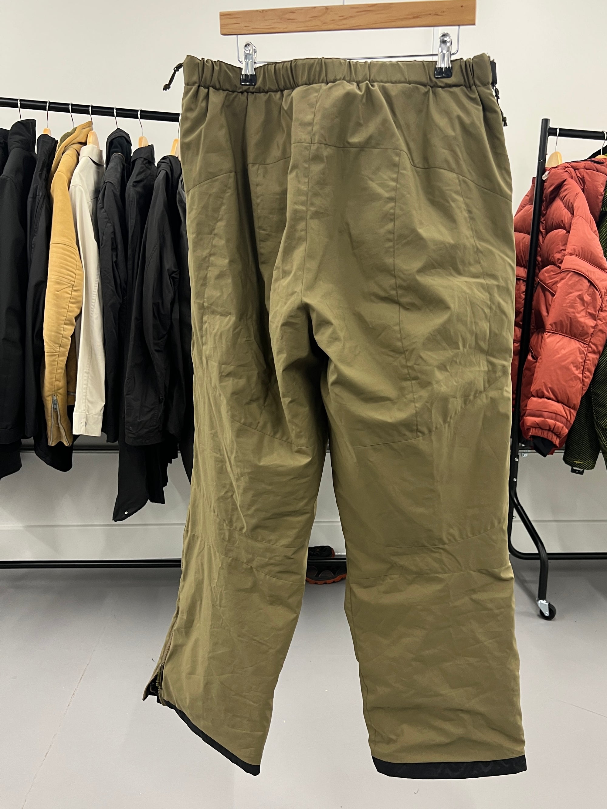 Arcteryx LEAF Fusion LT Insulated Gore-Windstopper Pants Crocodile Green - Size XL