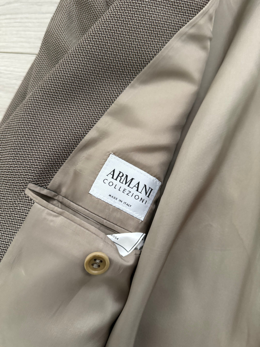 Armani 1990s 2B Textured Sports Jacket Blazer - Size XL