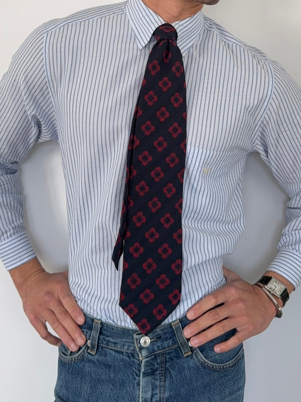 Giorgio Armani 1990s Silk Tie