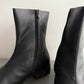 Maison Martin Margiela FW2001 Line 10 Leather Square Toe Boots - Size US11/UK10/EU44