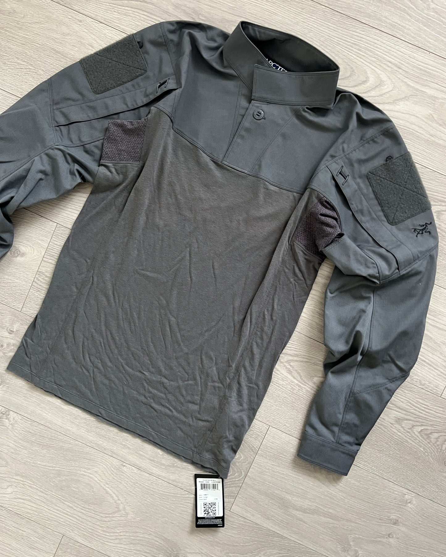 Arcteryx LEAF Assault AR Shirt Wolf Grey, Made in El Salvador - Size L & XL