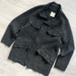 Final Home 1990s Raw Edge Curve Panelled Wool Coat - Size M
