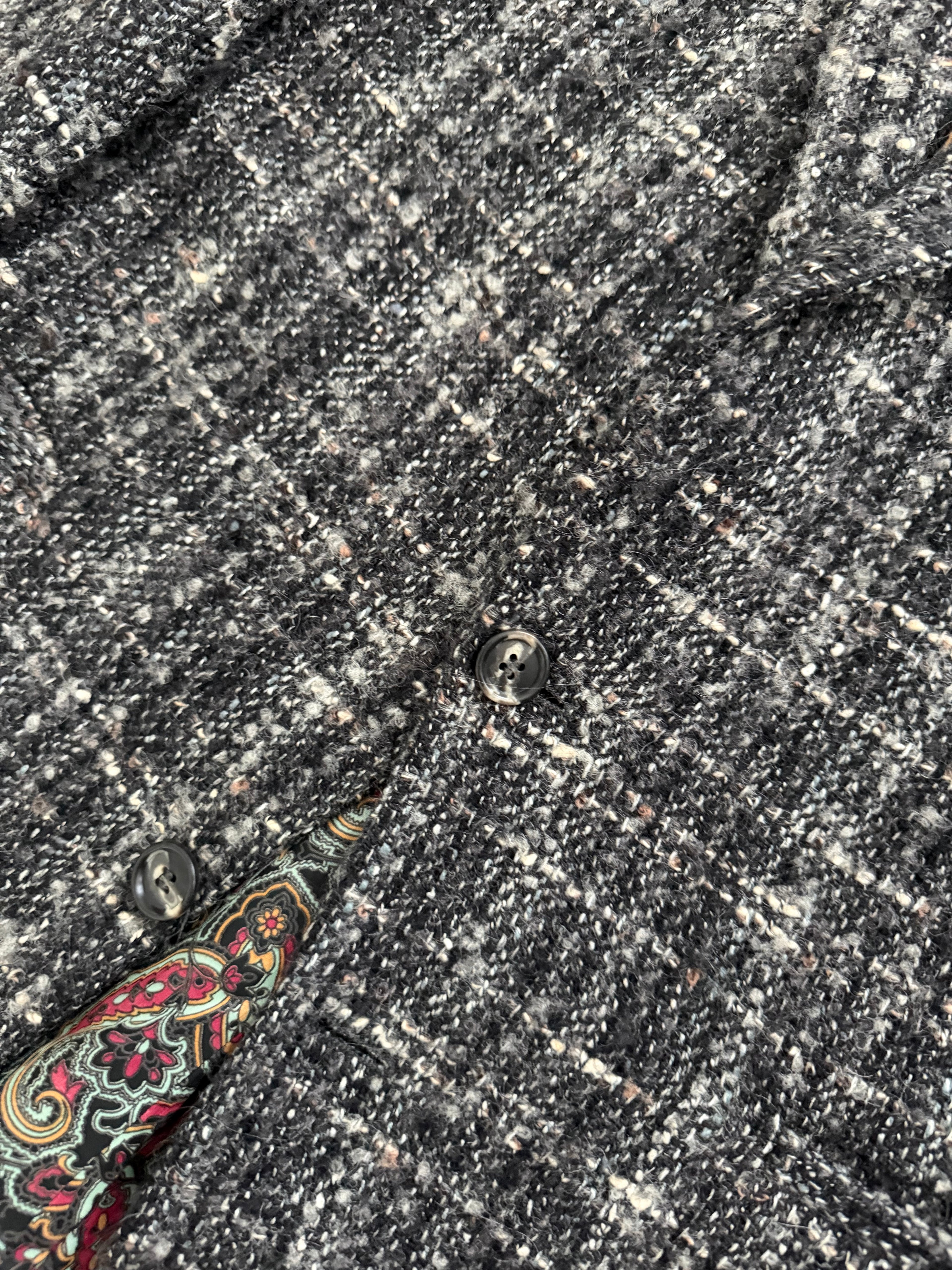 Hugo Boss 1980s 2B Boucle Tweed Sport Jacket Blazer - Size S