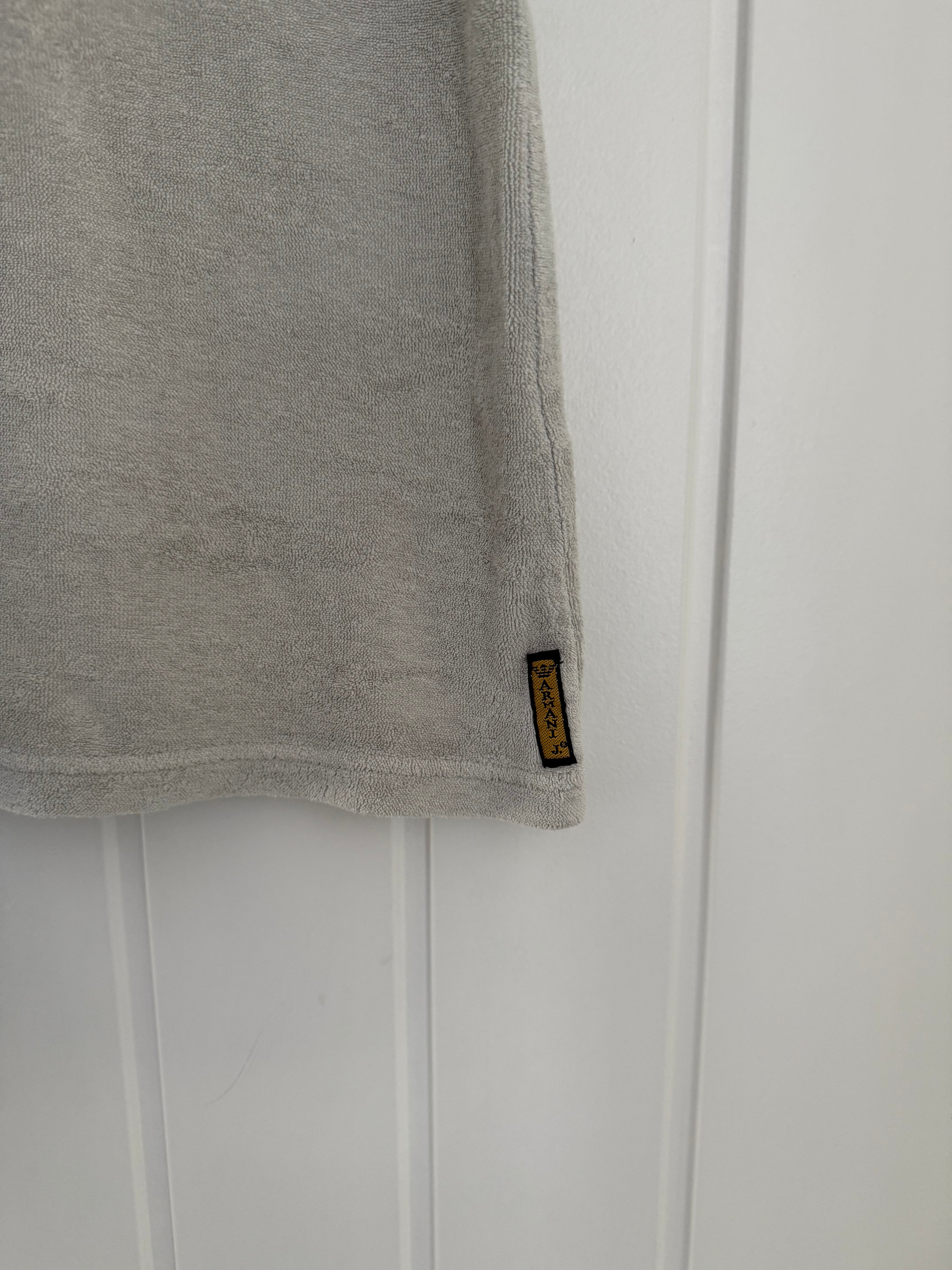 Giorgio Armani Jeans 1990s Towelling Polo Shirt - Size S