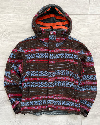 Junya Watanabe FW2005 Gore-Windstopper Fair Isle Technical Jacket - Size S