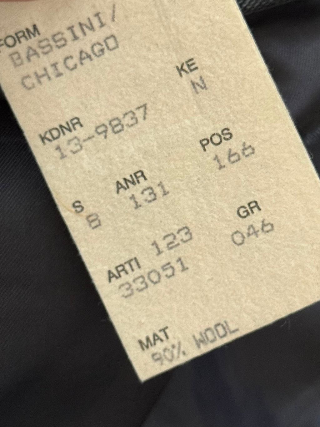 Hugo Boss 1980s 'Bassini Chicago' Peaked Lapel Double Breasted Pleated Wool Cashmere Suit - Size S Jacket / 30" Waist