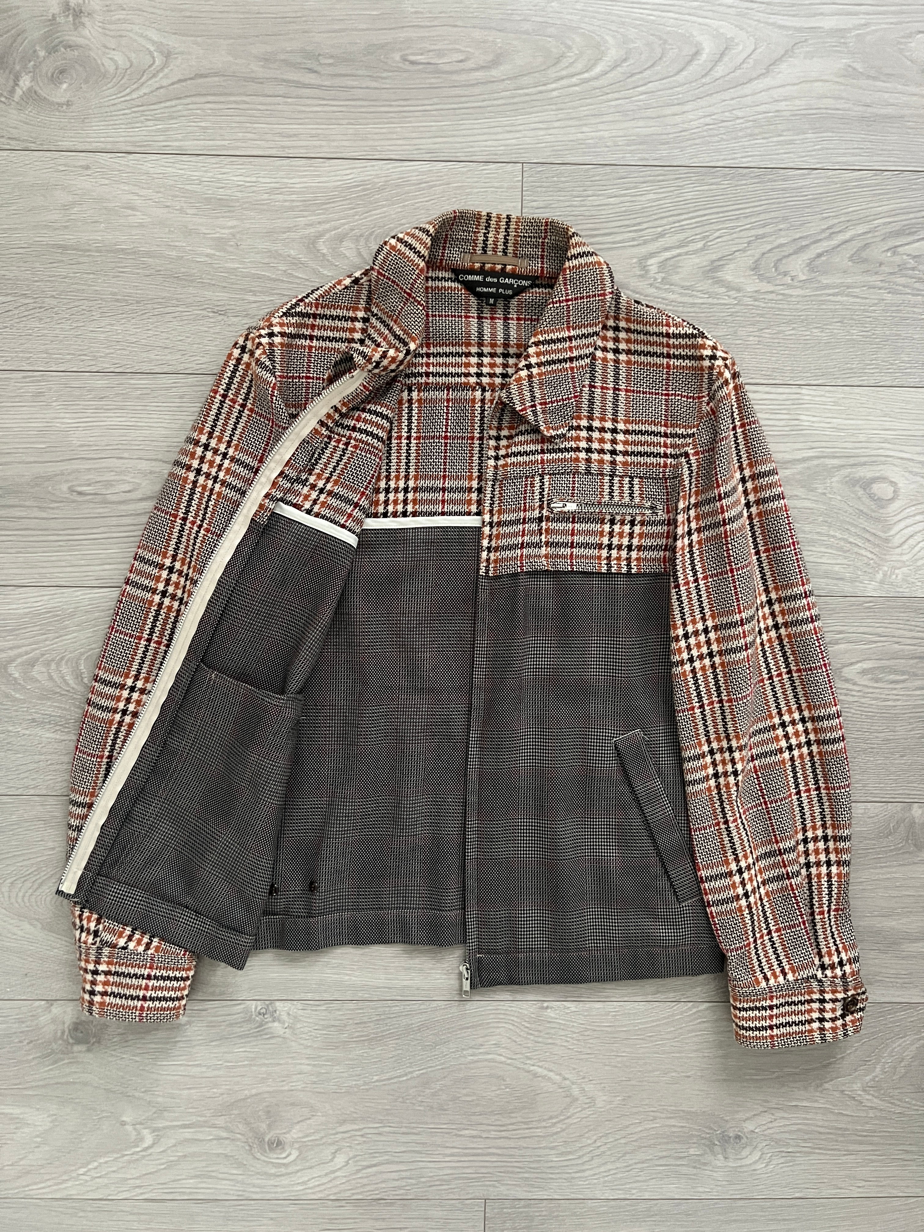 Comme Des Garcons Homme Plus AW2001 Check Jacket - Size S