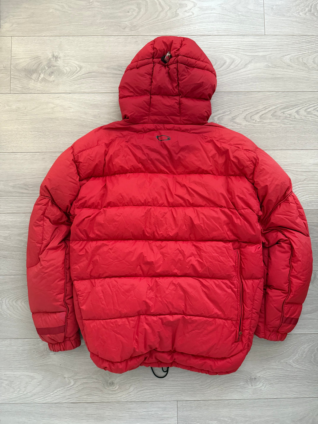 Oakley AW06 Goose Down Red Technical Puffer Jacket - Size M