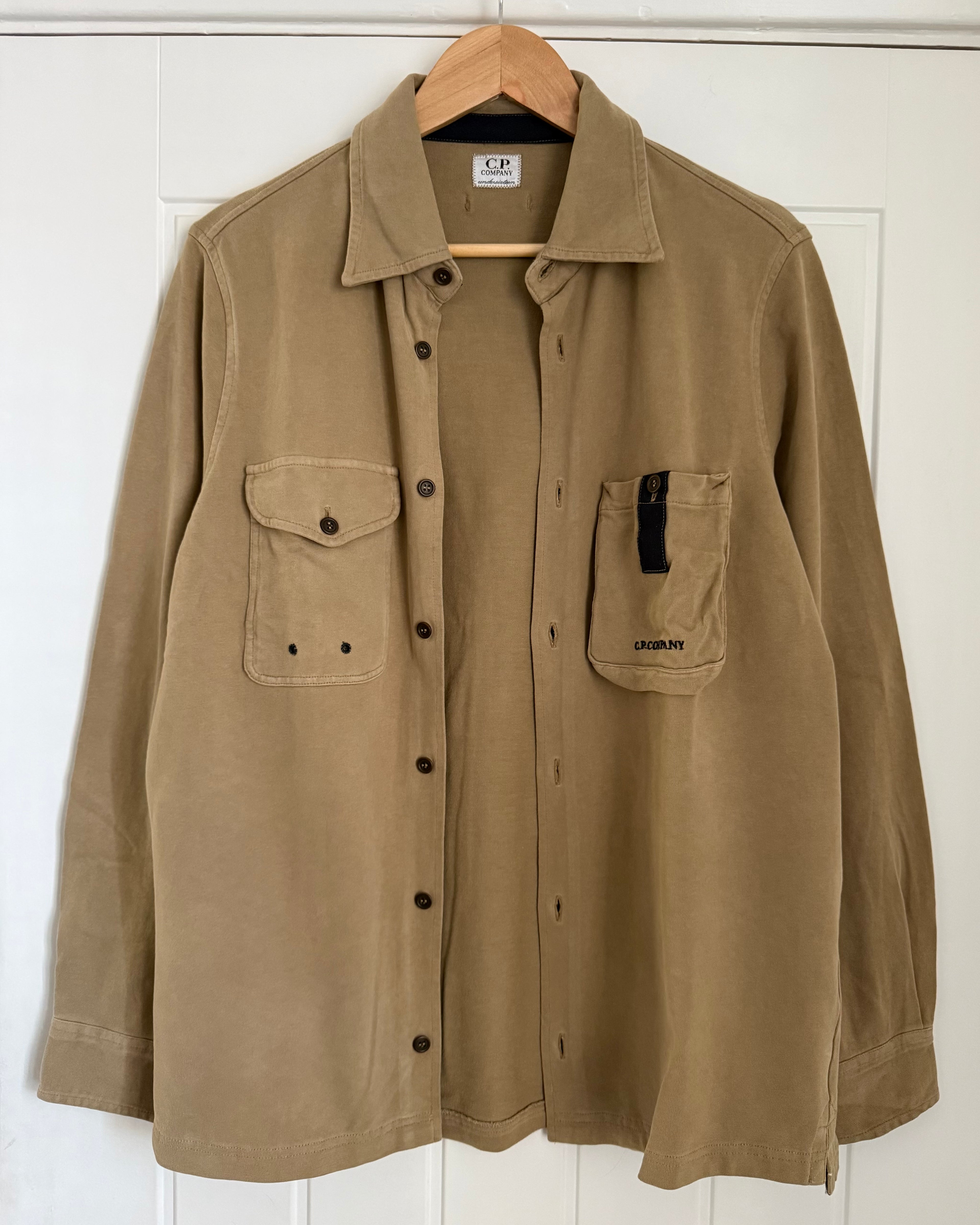 C.P. Company AW2006 Moleskin Cotton Military Shirt - Size S