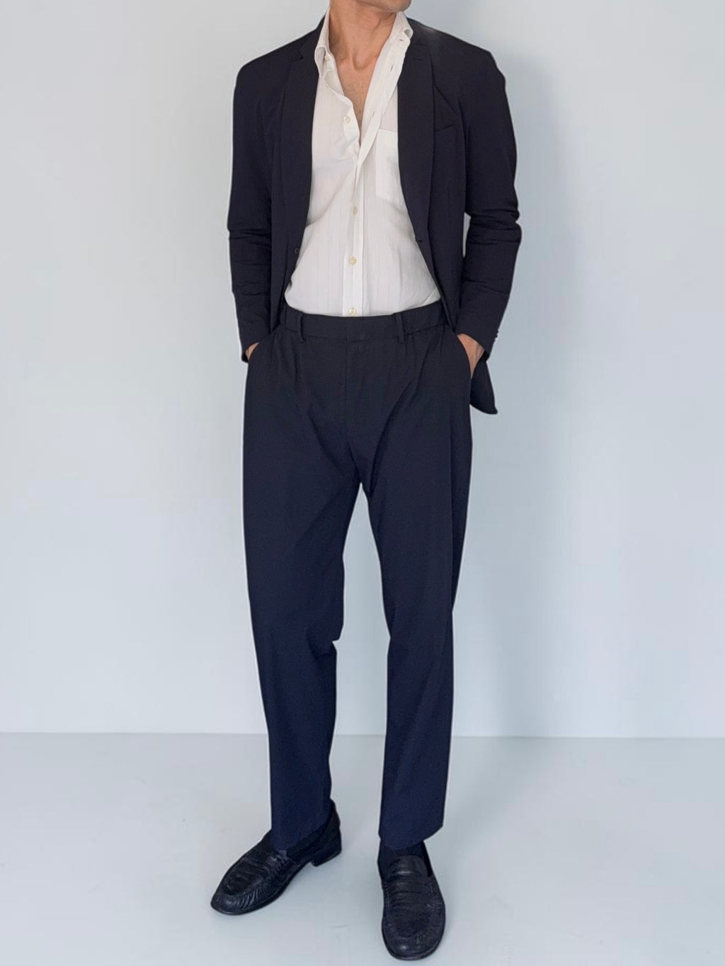 Emporio Armani Nylon Travel Suit - Size M Jacket / 32" Waist