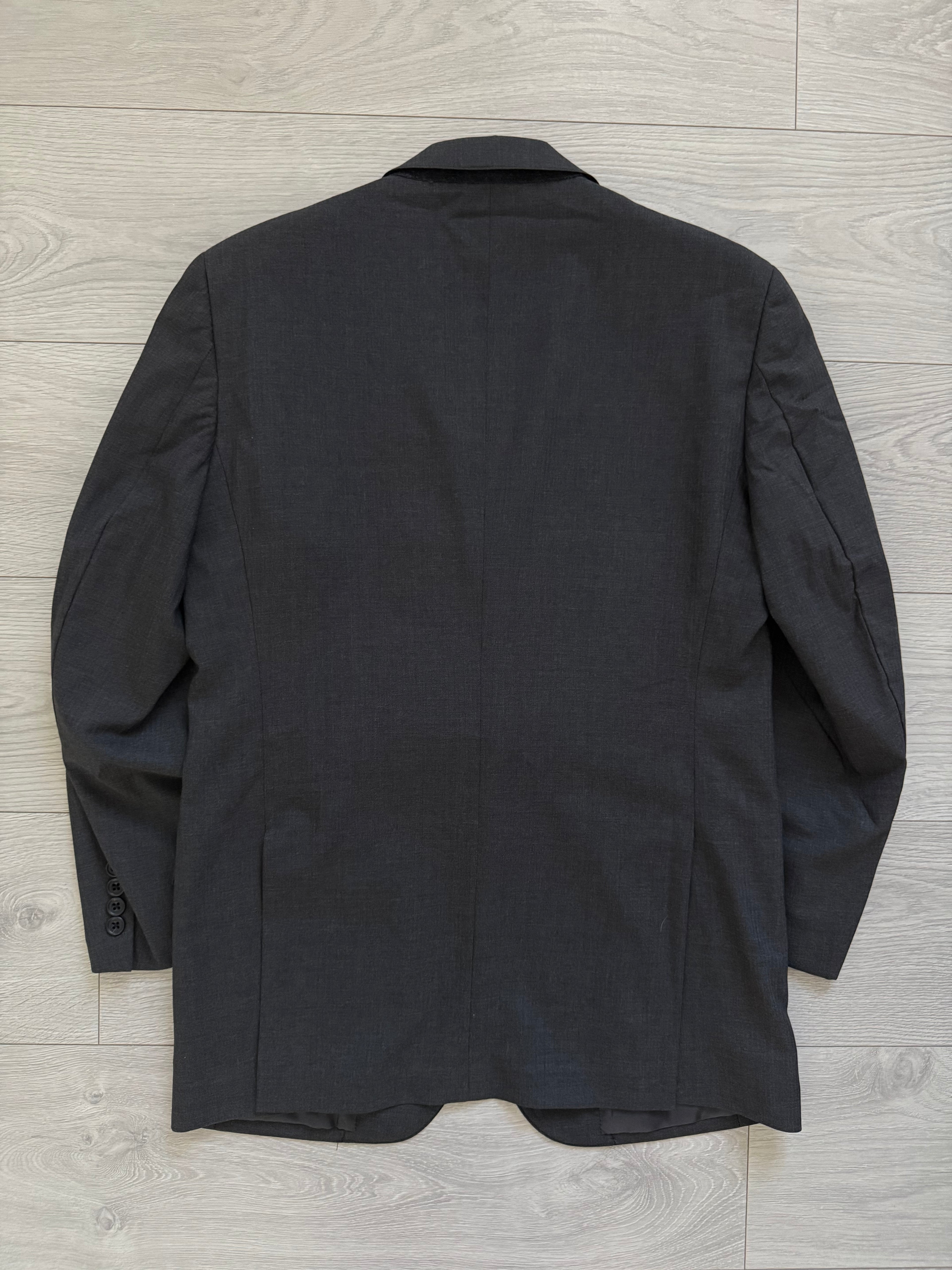Ralph Lauren 1990s 2B Pleated Lightweight Wool Suit Grey - Size S Jacket / 32" Waist