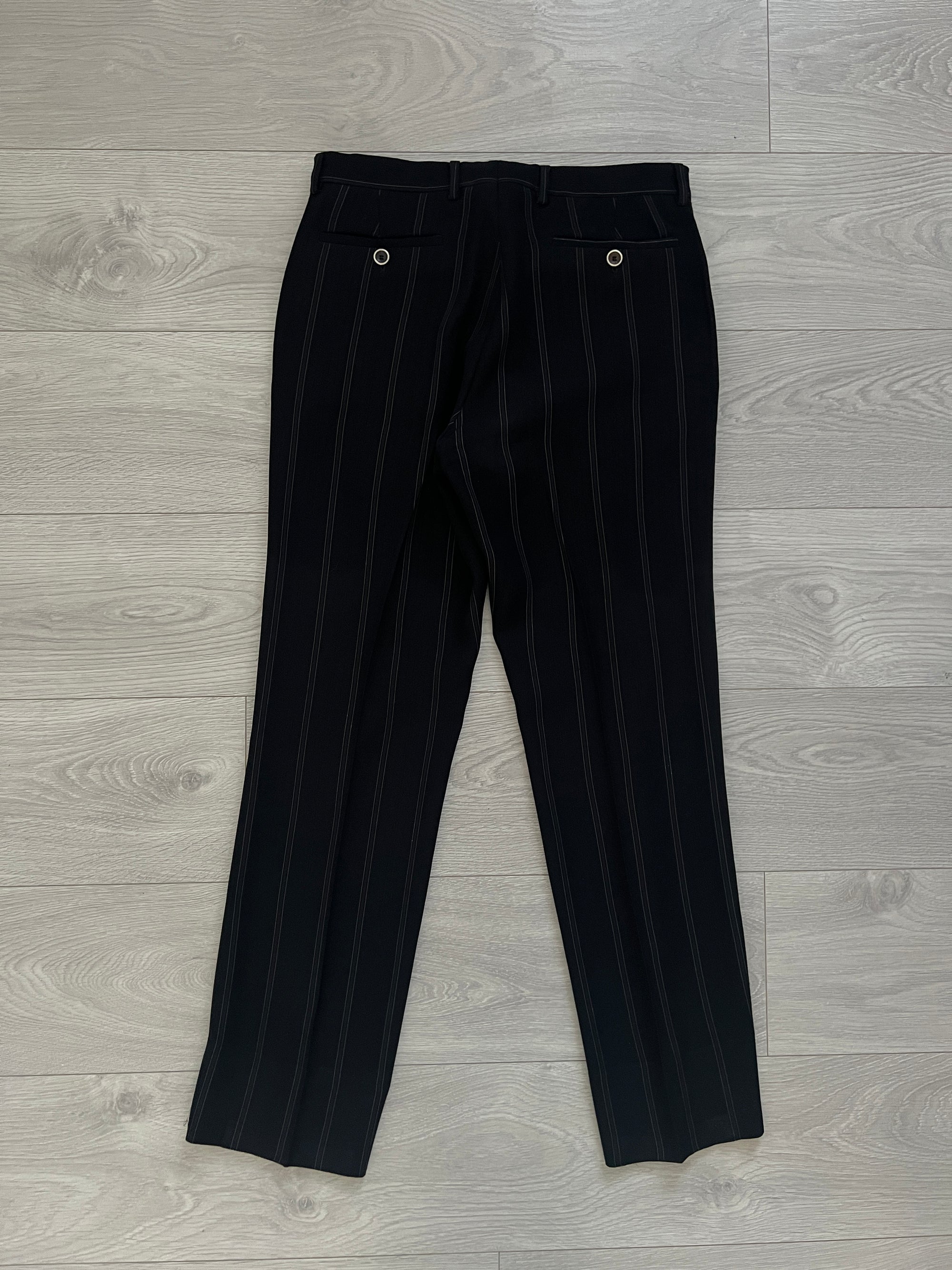 Giorgio Armani 1990s Striped Relaxed Suit - Size S Jacket / 32" Waist