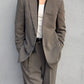 Giorgio Armani 1990s Brown Pleated Wool Suit - Size M Jacket / 32" Waist