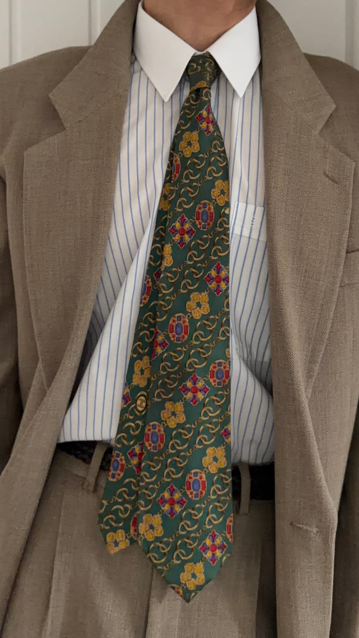 Chanel 1990s Silk Tie