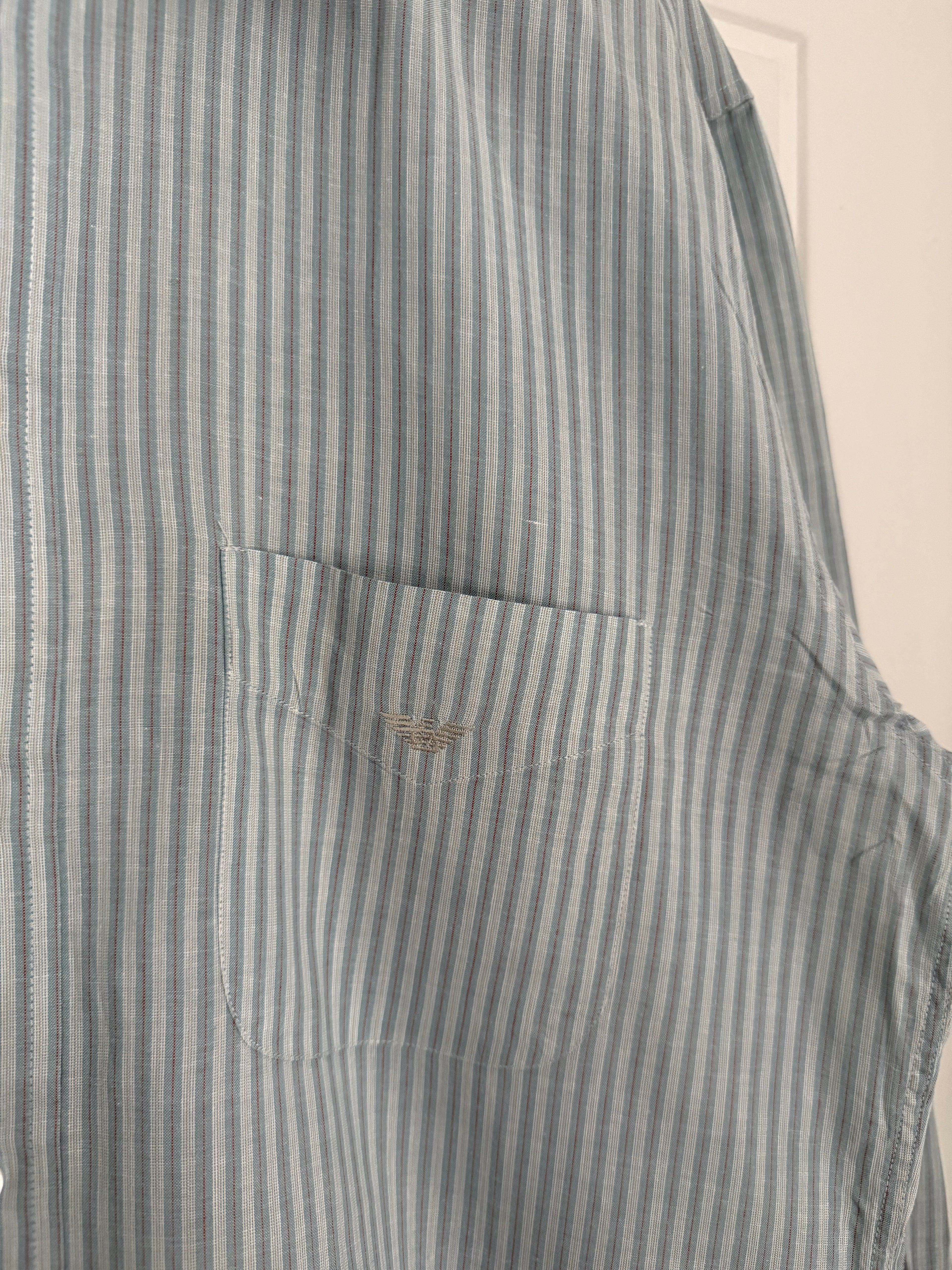 Emporio Armani 1990s Striped Shirt - Size M
