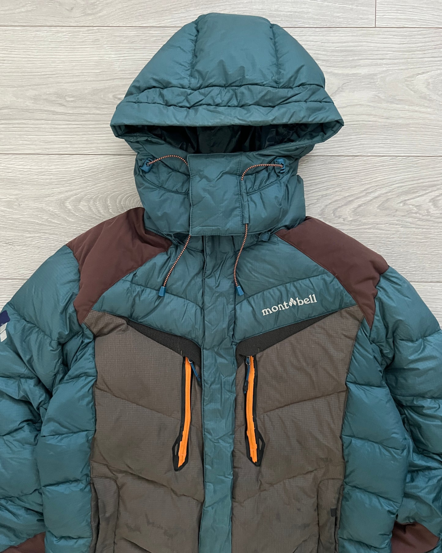 Montbell 00s Goose Down 800-Fill Gore Windstopper Nylon Puffer Jacket - Size L