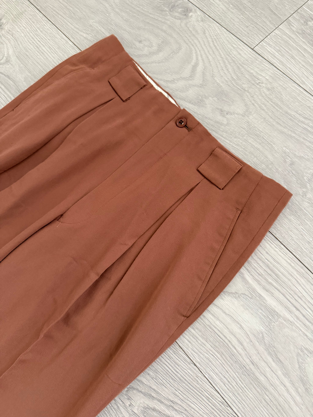 Allegri Armani 1980s Double Pleat Rayon Draped Pants - Size 31" Waist
