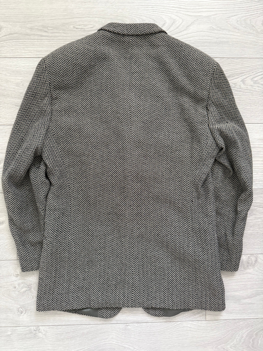 Emporio Armani SS1997 2B Herringbone Wool Sports Jacket Blazer - Size M