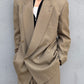 Giorgi Armani 1980s Pleated Double-Breasted Suit - Size L Jacket / 34" Waist