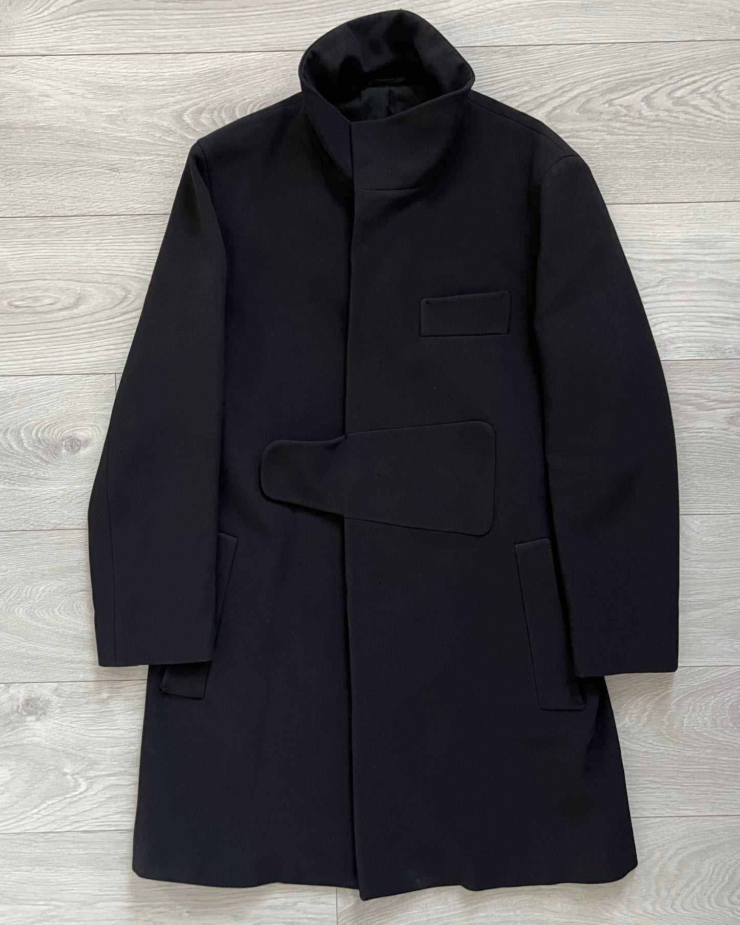 Jil Sander by Raf Simons FW2010 Elliptical Panelled Tailored Coat - Size M