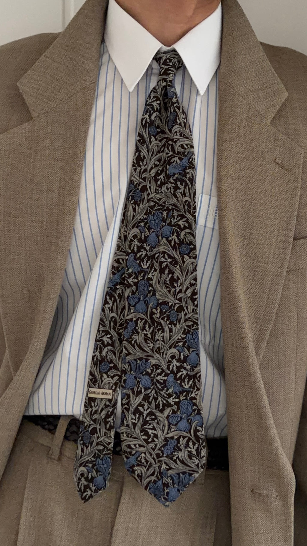 Giorgio Armani 1990s Silk Tie