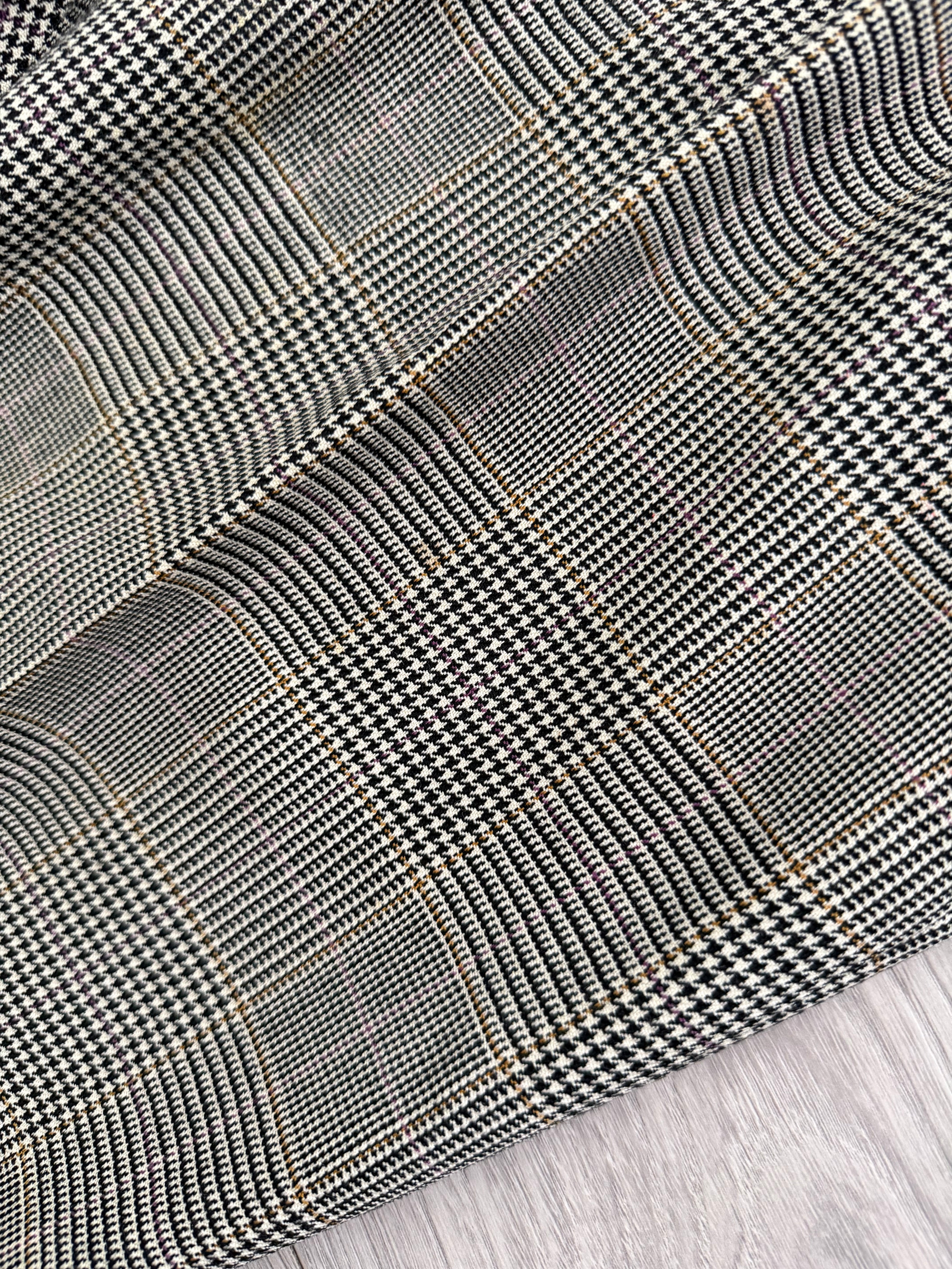 Paul Smith 1990s Peaked Lapel Double Breasted Wool Check Suit - Size M Jacket / 32" Waist