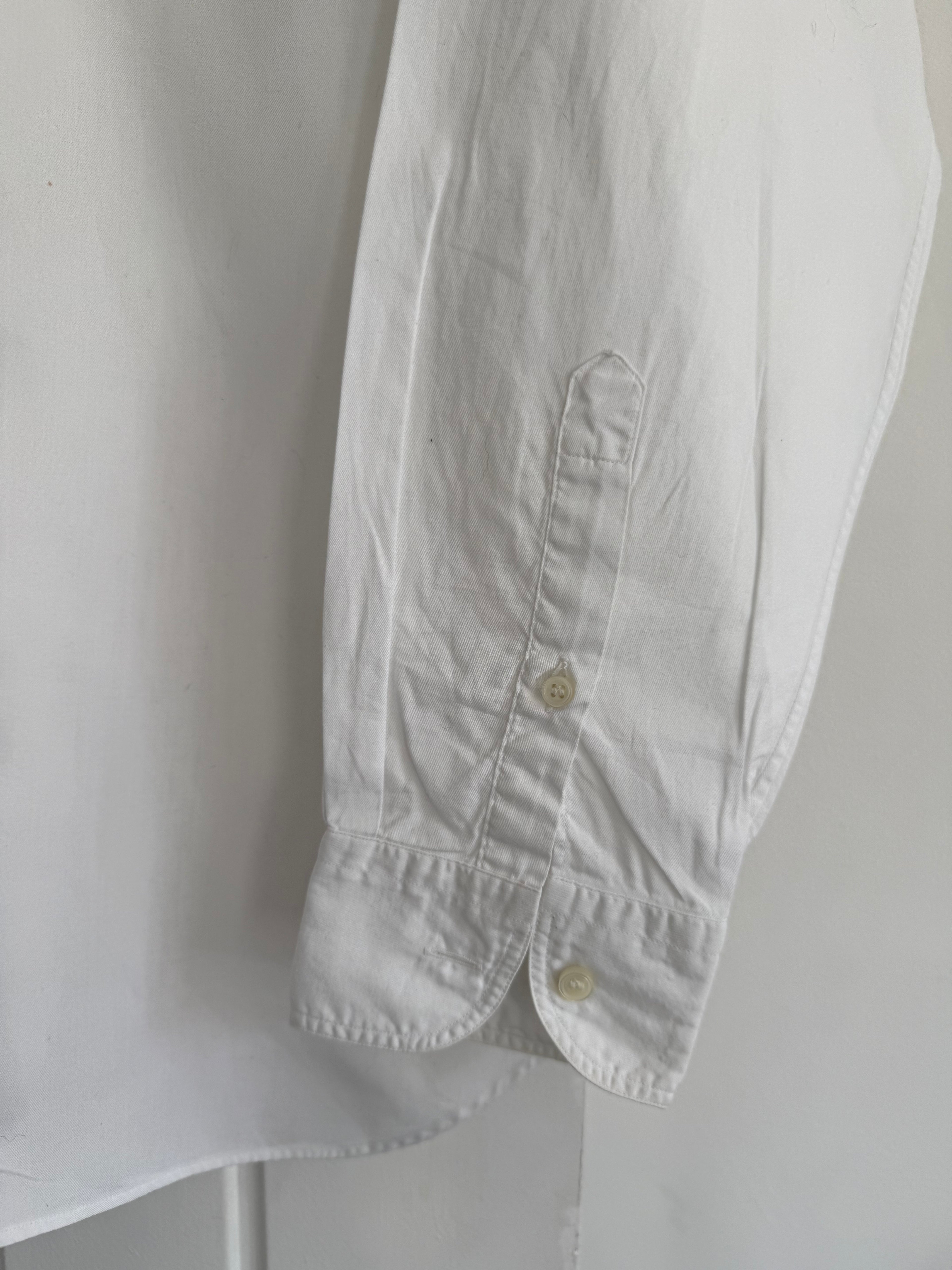 Giorgio Armani 1980s White Shirt - Size L